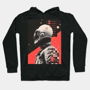 astronaut illustration (red and black) Hoodie